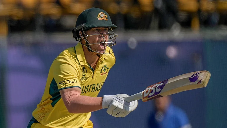 File photo of the now-retired Australia opener David Warner in action. - AP